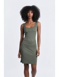Ribbed tank dress