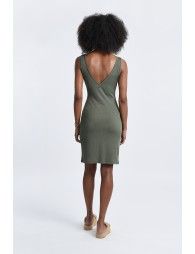 Ribbed tank dress
