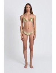 Golden triangle bikini top