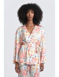 Satin lounge jacket