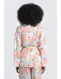 Satin lounge jacket