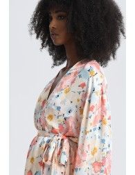 Satin lounge jacket