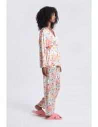 Satin lounge jacket