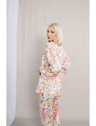 Satin lounge jacket