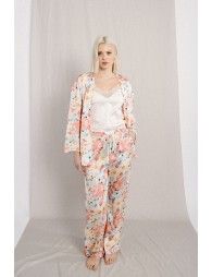 Satin lounge jacket