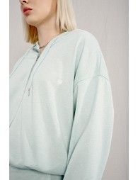Zipper hoodie sweater