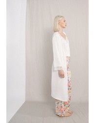 Long lave trim jacket