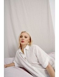 English lace shirt dress