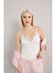 Lace trim camisole