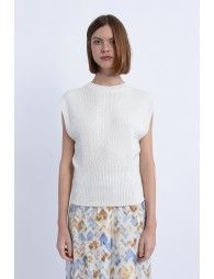 Ribbed Cropped Sweater