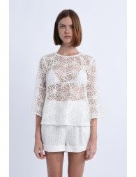 Large lace blouse