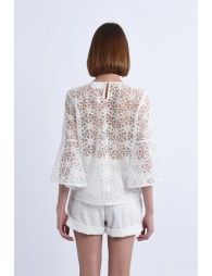 Large lace blouse