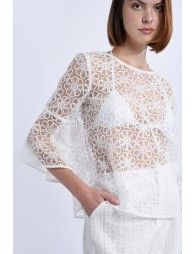 Large lace blouse