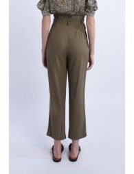 Linen darts pants