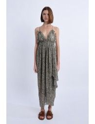 Asymmetrical long dress