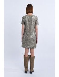 V-neck short dress