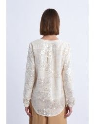 Tunisian sequin top