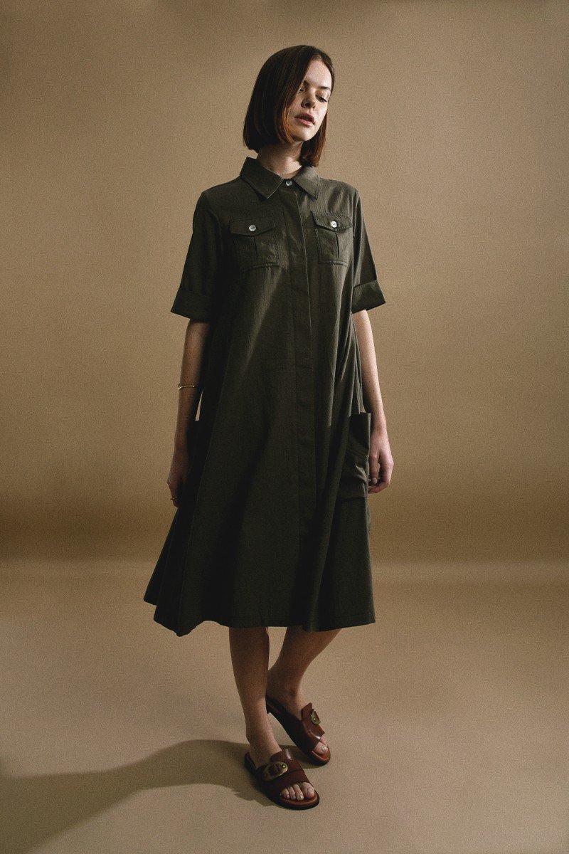 Loose flared dress