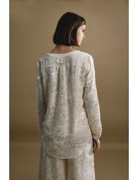 Tunisian sequin top