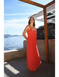 Asymmetrical beach dress