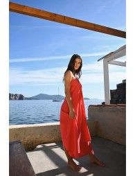 Asymmetrical beach dress