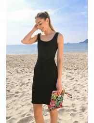Ribbed tank dress