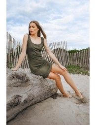 Ribbed tank dress
