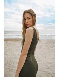Ribbed tank dress