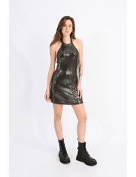Sequin halter dress