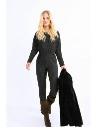 Jumpsuit in lurex jersey