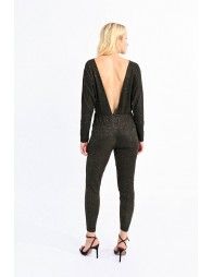 Jumpsuit in lurex jersey