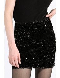 Mini skirt with sequins
