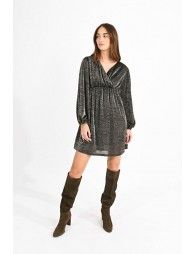 V-neck short dress