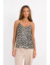 V-neck printed camisole