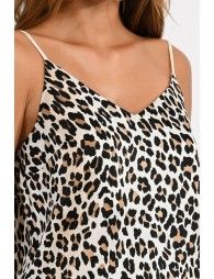 V-neck printed camisole