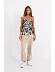 V-neck printed camisole