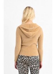 Hooded cardigan