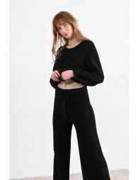 Knit loungewear pants