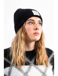 Ribbed cuff beanie
