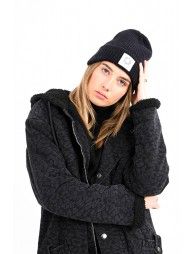 Ribbed cuff beanie