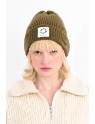 Ribbed cuff beanie
