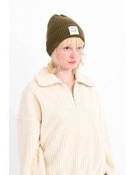 Ribbed cuff beanie