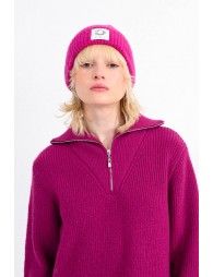 Ribbed cuff beanie
