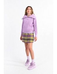 Zip Turtleneck Sweater