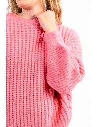 Knitted sweater, balloon sleeve