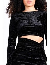 Velvet mini dress