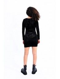 Velvet mini dress