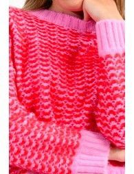 Pink cropped jumper