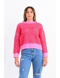 Pink cropped jumper