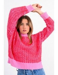 Pink cropped jumper